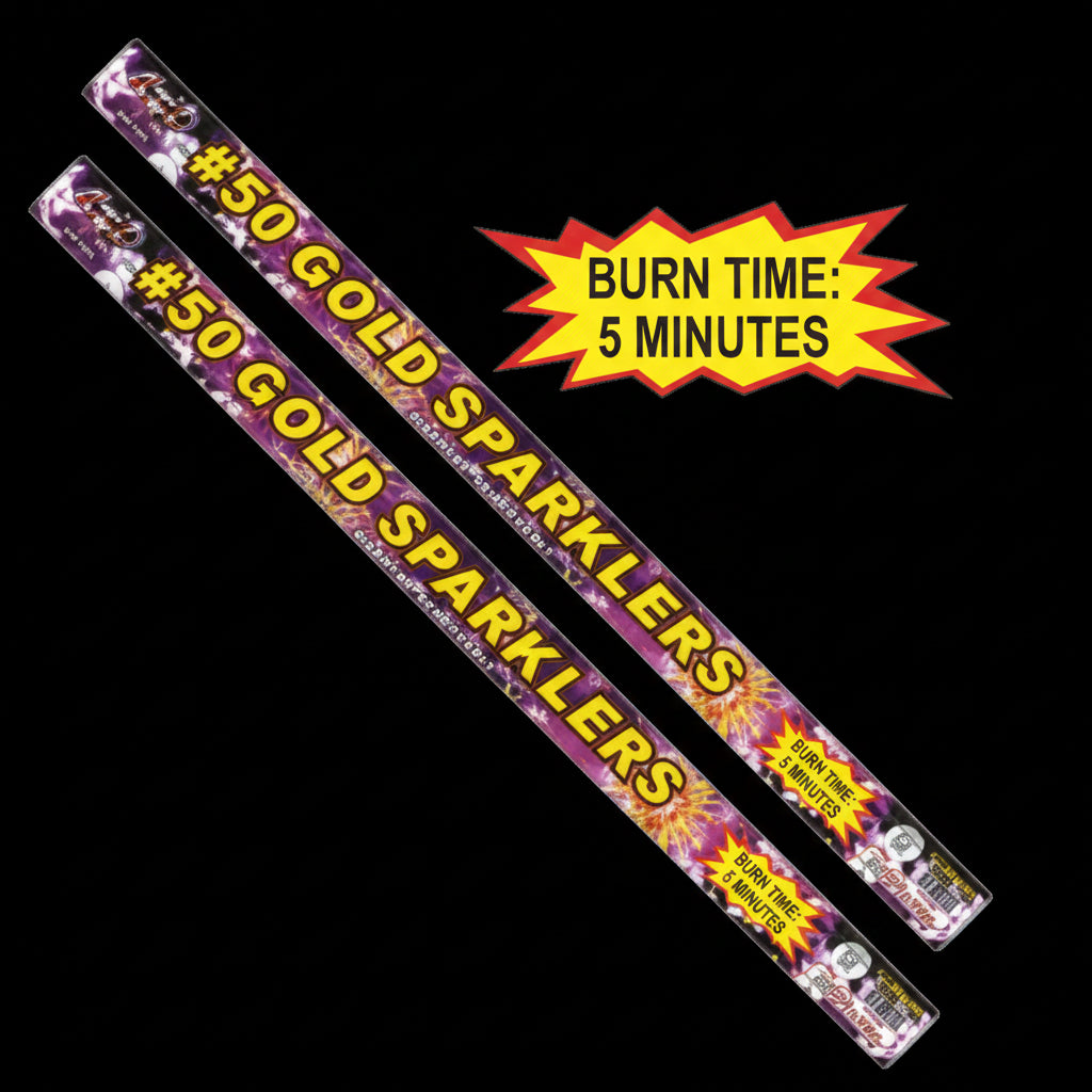 36 inch Gold Sparklers